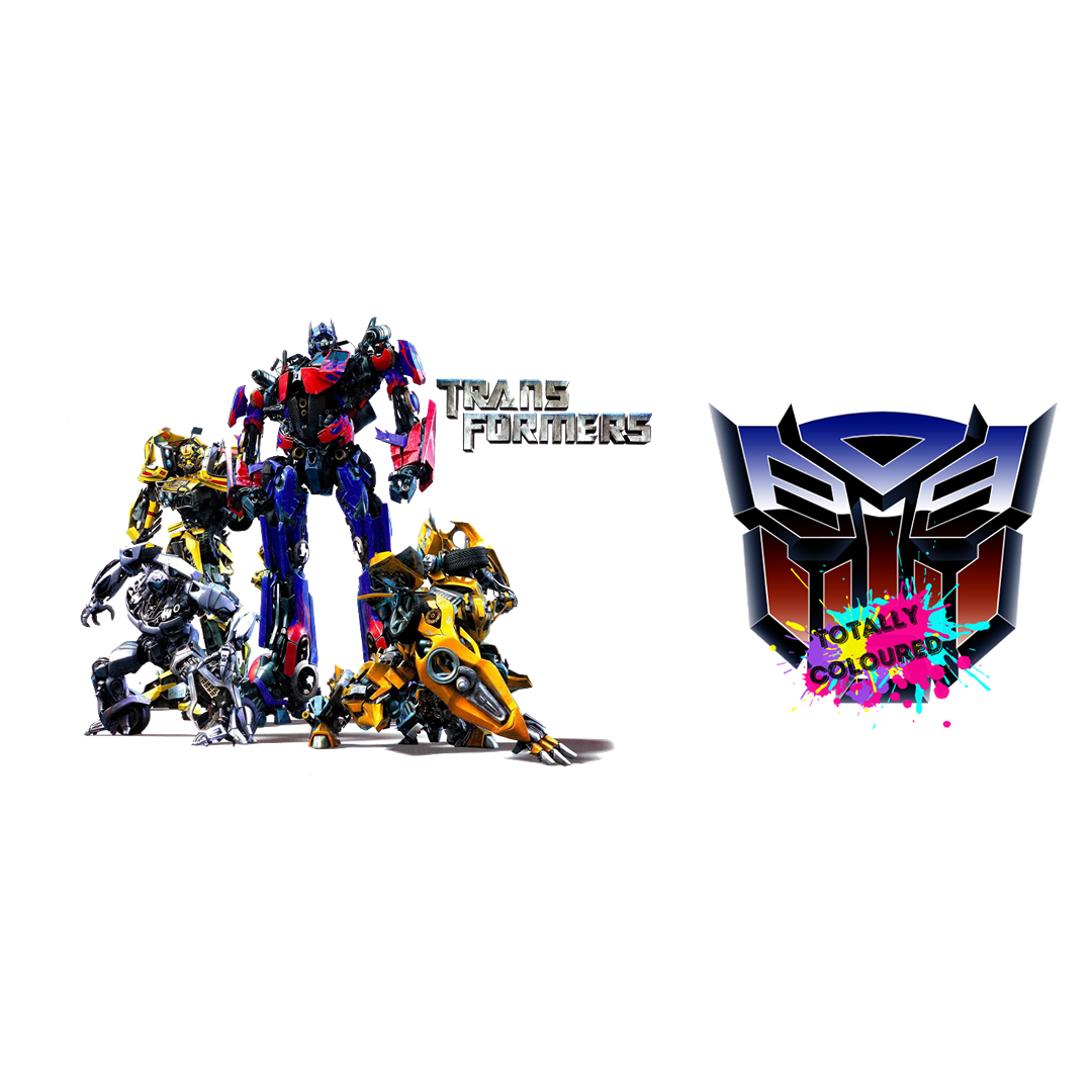 Transformers Wrapping Transformers UV DTF16oz wrap | Totally Coloured