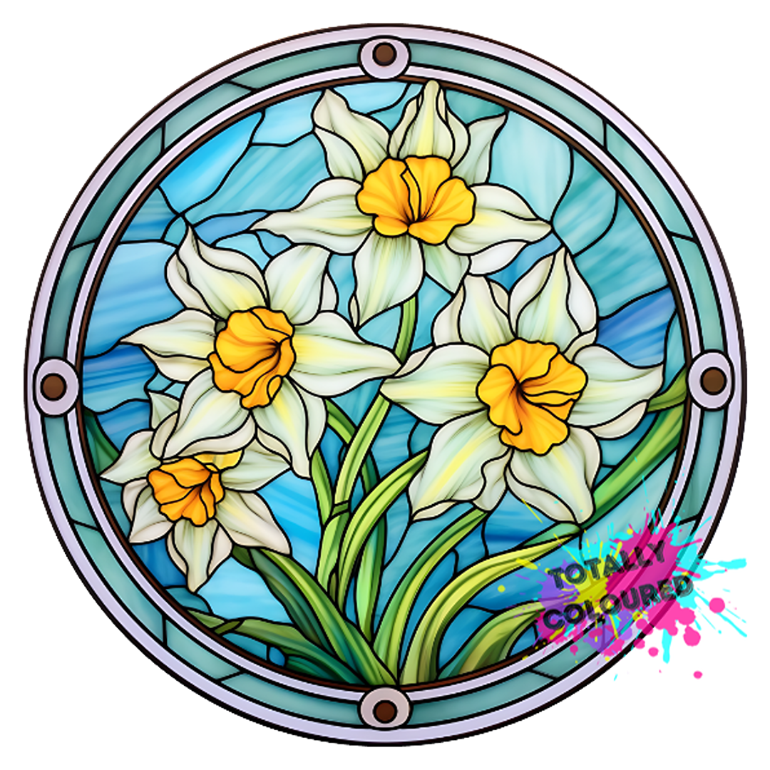 Holographic Daffodils Totally Coloured holographic-daffodils-totally-coloured