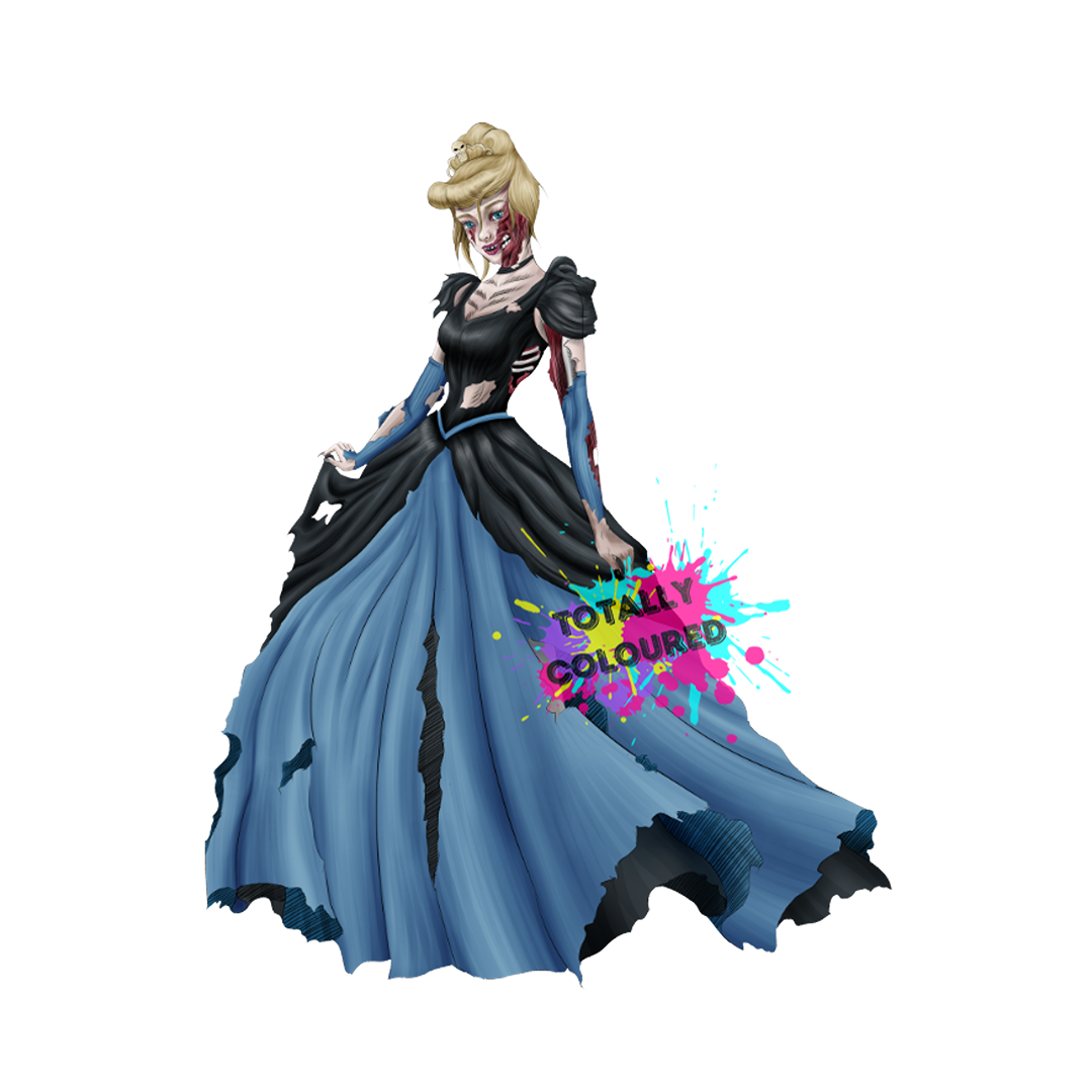 Dark Cinderella Totally Coloured