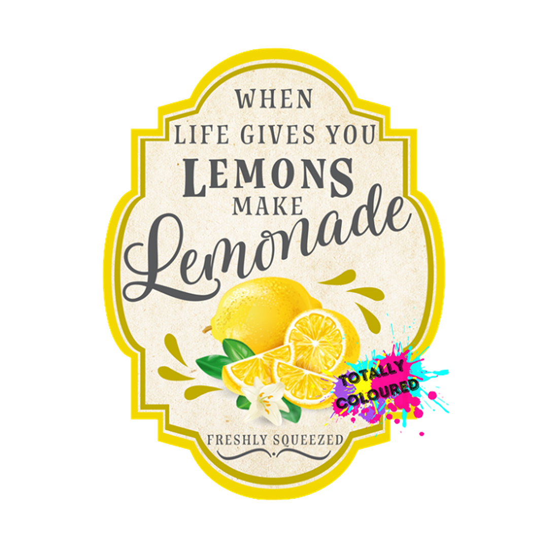Lemonade totally coloured