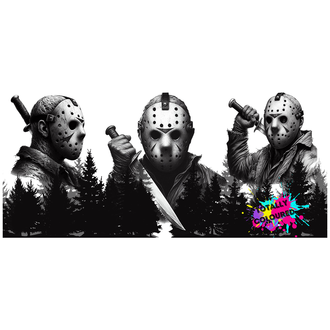 Jason Voorhees Uv Dtf Wrap Totally Coloured Jason Voorhees Uv Dtf Wrap Totally Coloured